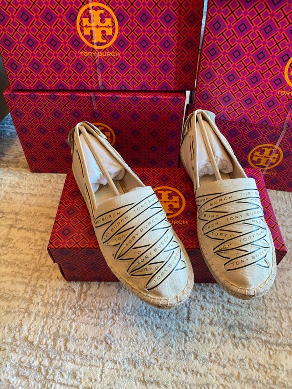 Tory Burch Tory Ribbon Espadrille
